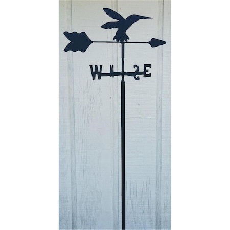 The Lazy Scroll Hummingbird Garden Mount Weathervane TH331116